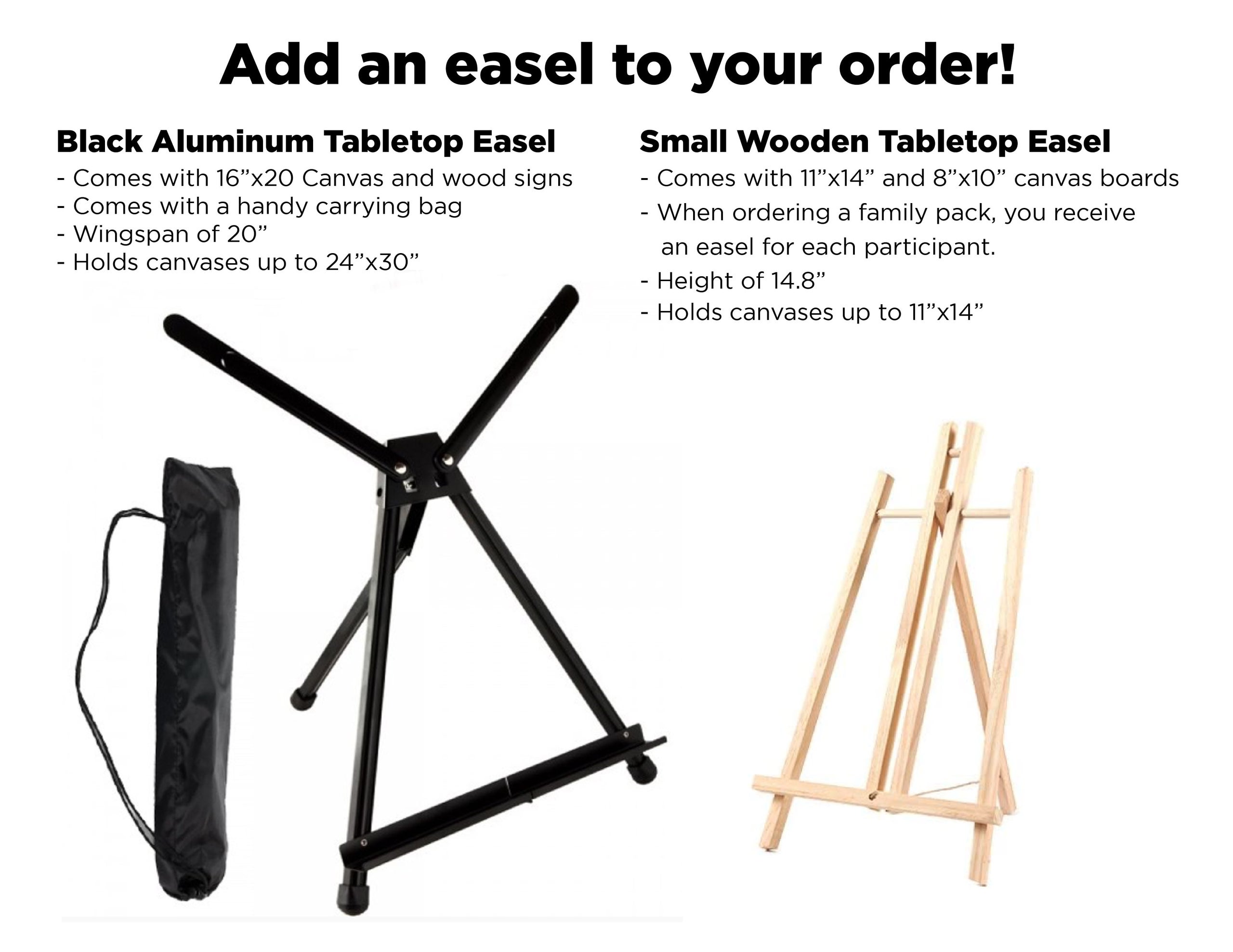Table Top Easel (add-on)